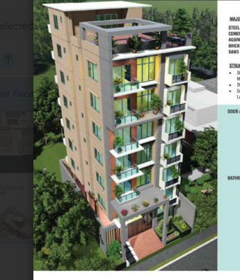 Ongoing 1480 sft apartment in Uttara Sector 11