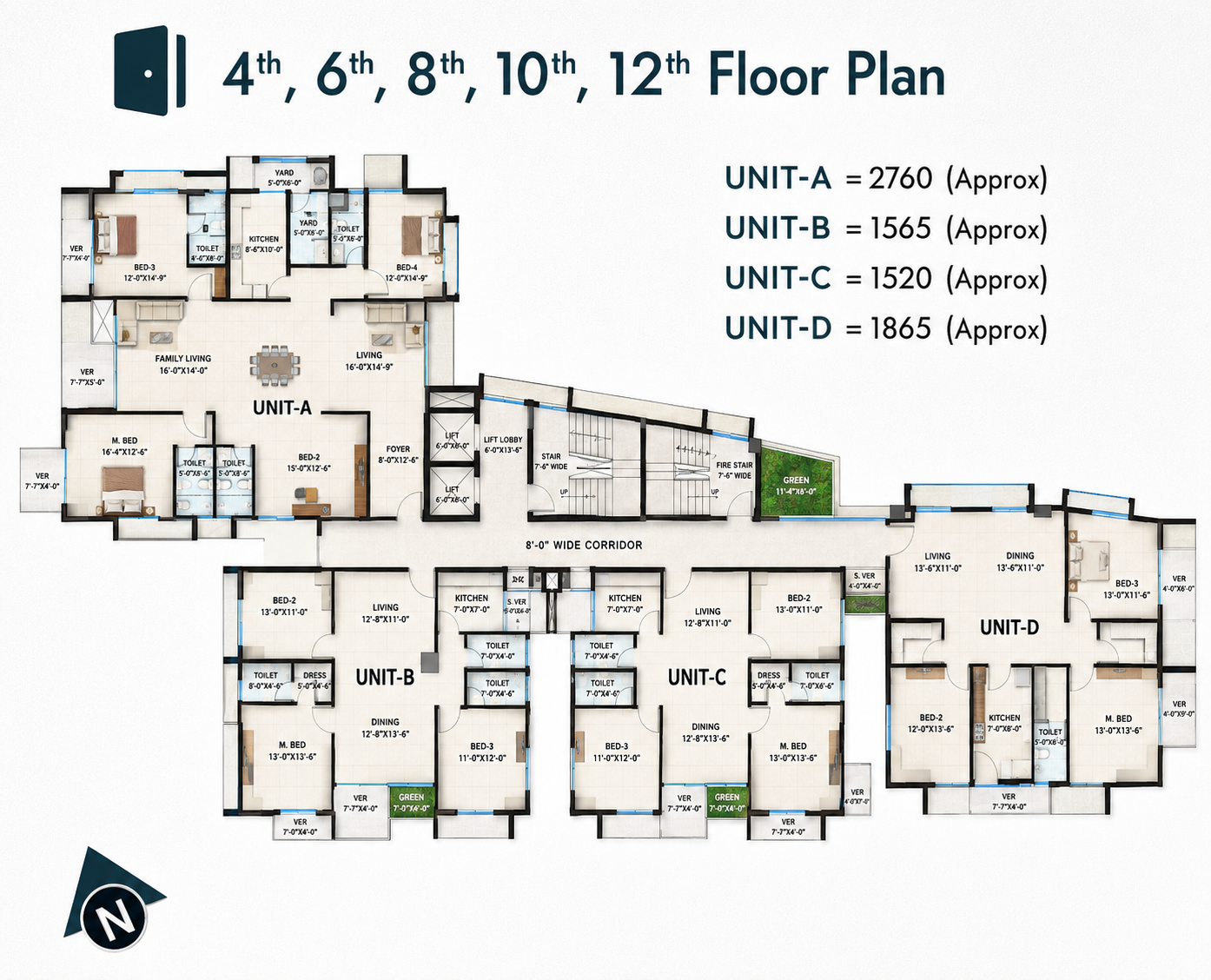 Lake Manor Floor Plan -02 Lake Manor